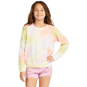 Billabong Girls Painted Rainbow Sweatshirt in Multi - BoardCo