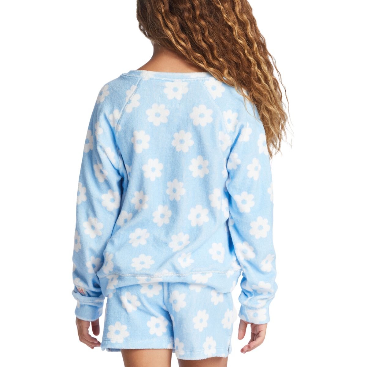 Billabong Girls Surf Break Sweatshirt in Blue - BoardCo