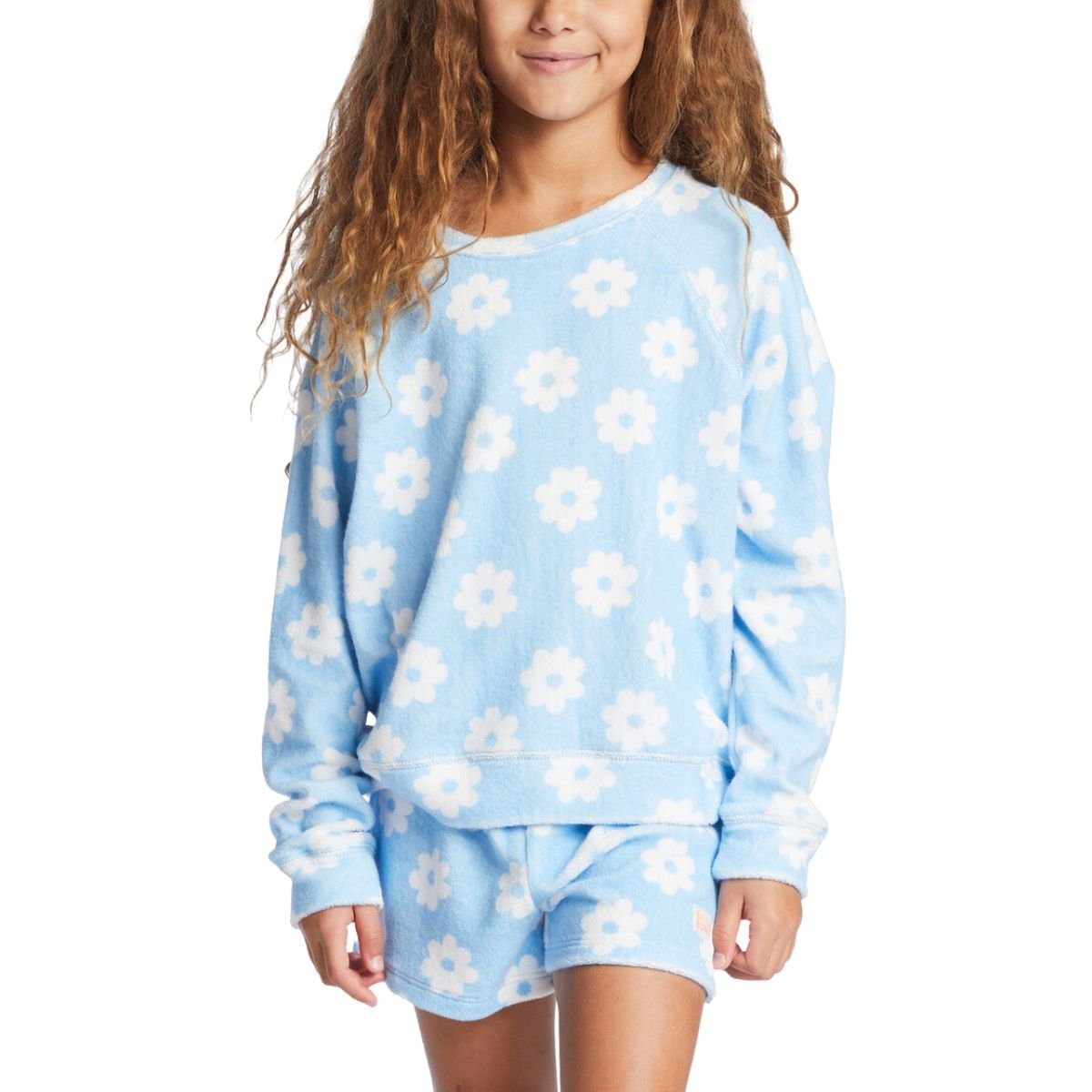 Billabong Girls Surf Break Sweatshirt in Blue - BoardCo