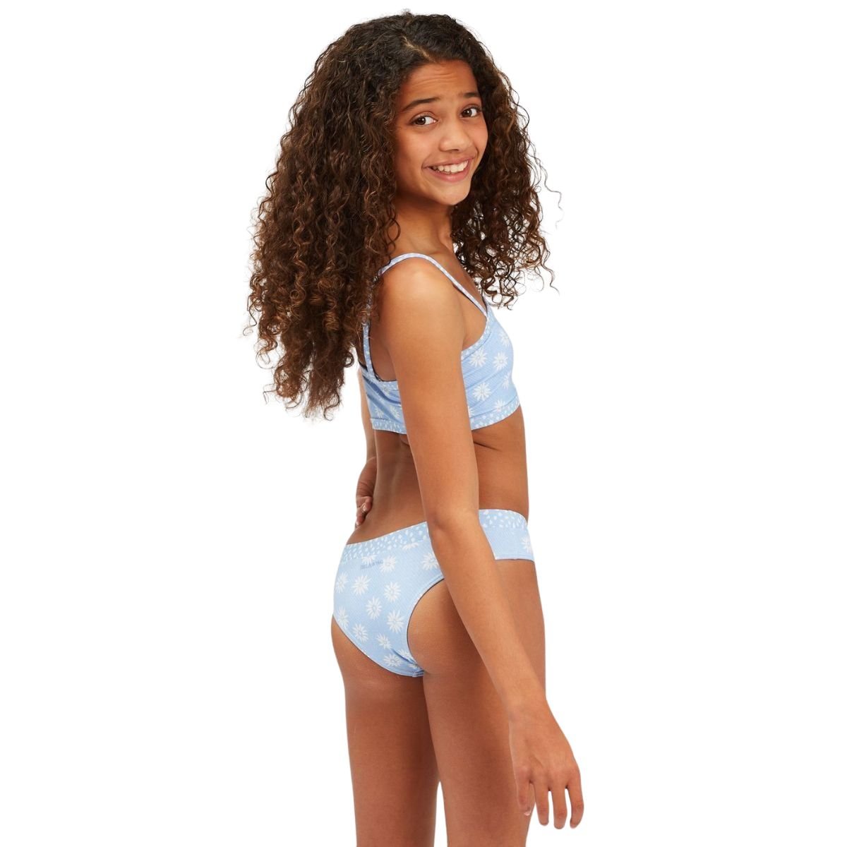 Billabong Girls Where To Tank Bikini Set in Sweet Blue - BoardCo