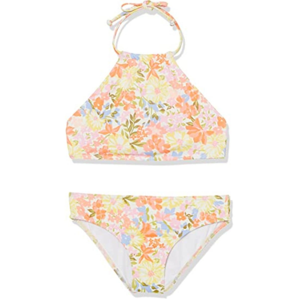 Billabong Girls Windsong Hi Neck Bikini Set in Multi - BoardCo