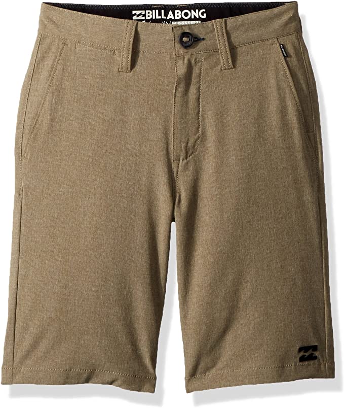 Billabong Little Boys Crossfire Shorts in Khaki - BoardCo