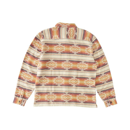 Billabong Offshore Jacquard Flannel Shirt in Gold - BoardCo