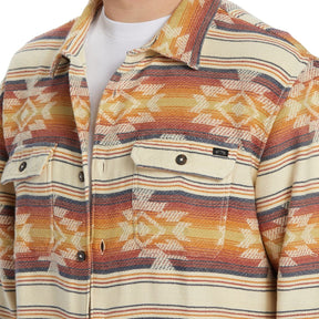 Billabong Offshore Jacquard Flannel Shirt in Gold - BoardCo