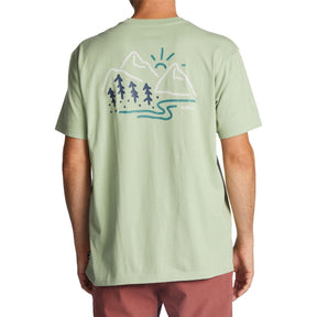 Billabong Panorama Tee in Light Sage - BoardCo