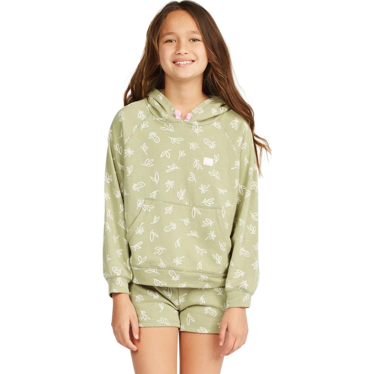 Billabong Pineapple Palms Girls Hoodie in Avocado - BoardCo