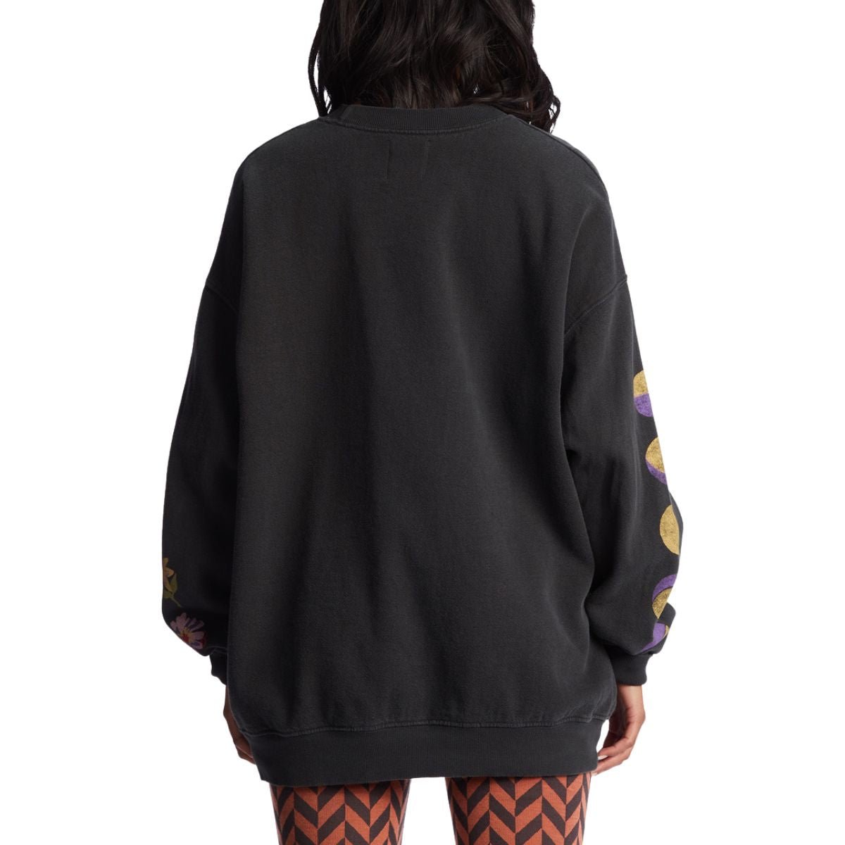 Billabong Ride In Oversized Sweatshirt in Black Sands - BoardCo