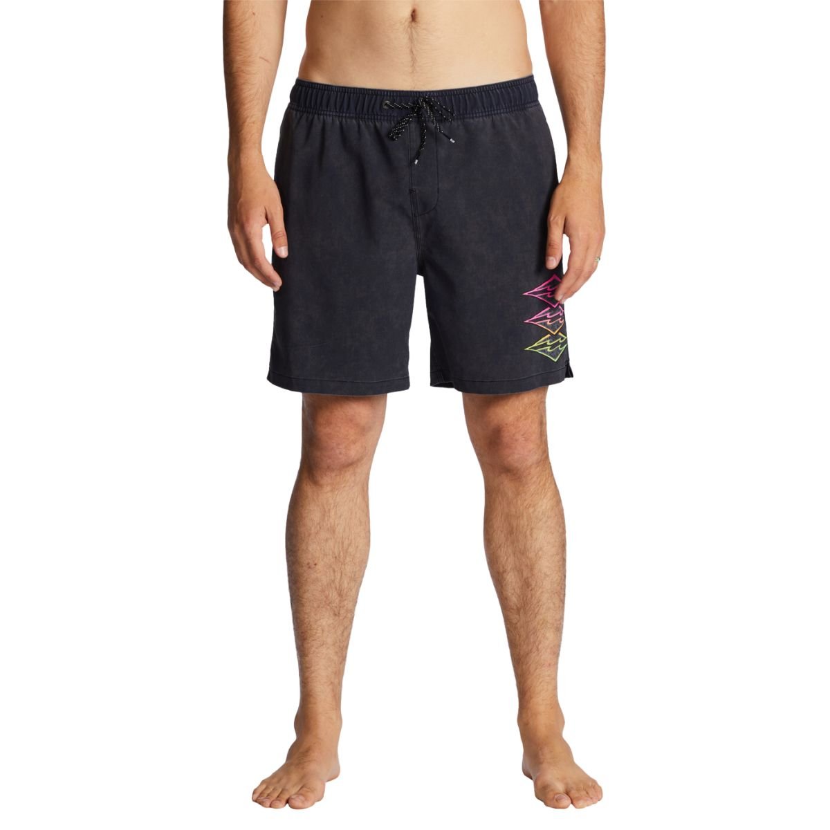 Billabong Riot Layback 17" Boardshorts in Black - BoardCo