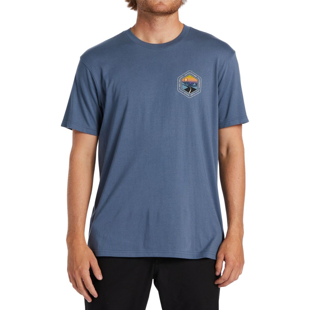 Billabong Rockies Short Sleeve Tee in North Sea - BoardCo