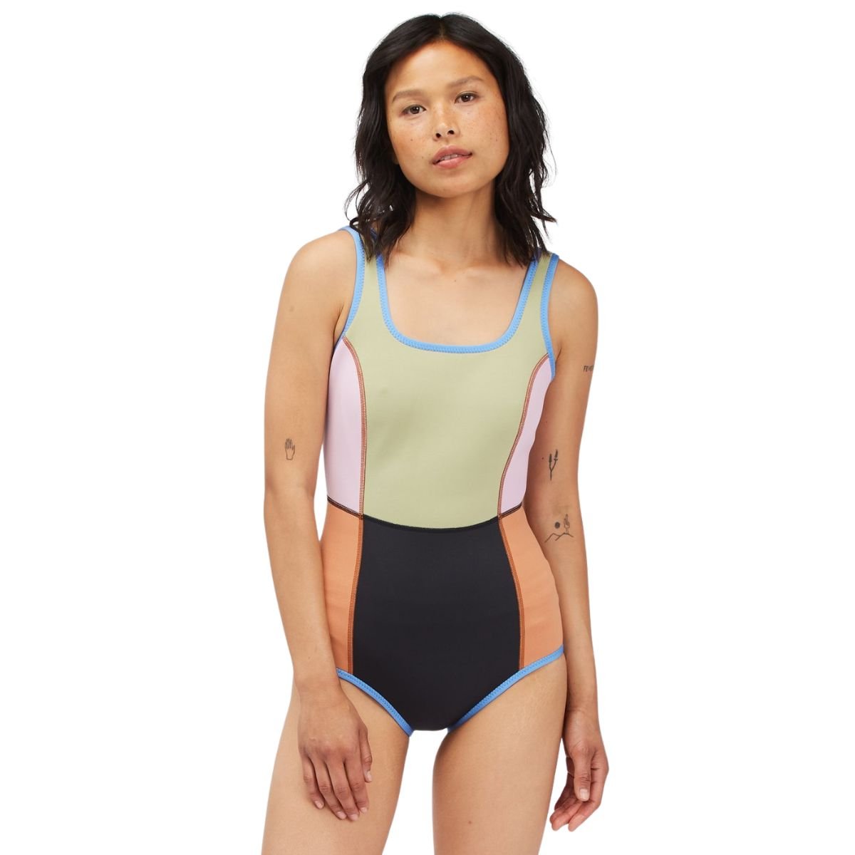 Billabong Seaker Reversible One Piece in Paradise Multi - BoardCo