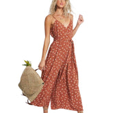 Billabong Shake it Again Jumpsuit in Henna - BoardCo