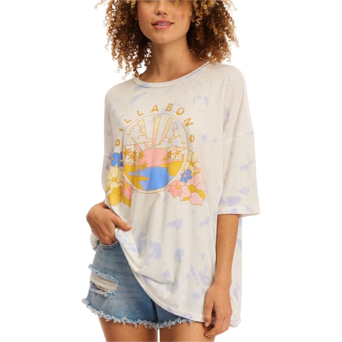 Billabong Sun and Sea T-Shirt in Blue Wink - BoardCo