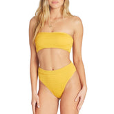 Billabong Sun Rise Rise Pant Bikini Bottom in Gold - BoardCo