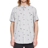 Billabong Sundays Mini Short Sleeve Shirt in Light Grey - BoardCo