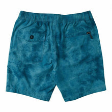 Billabong Surftrek Perf Elastic Walkshorts in Dark Teal Tie Dye - BoardCo