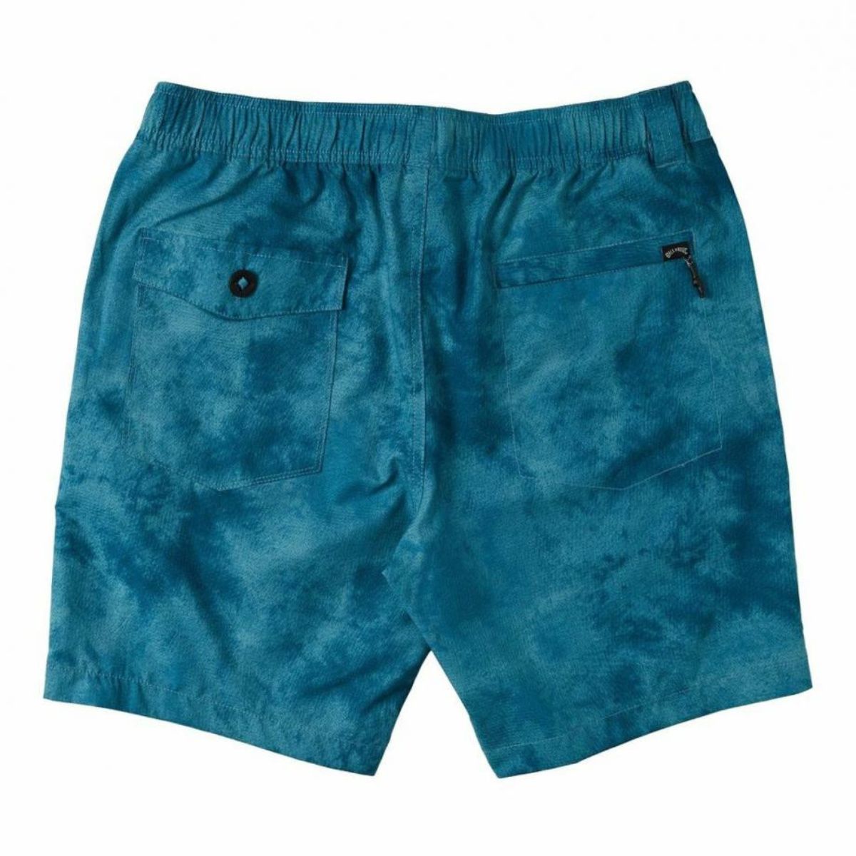 Billabong Surftrek Perf Elastic Walkshorts in Dark Teal Tie Dye - BoardCo