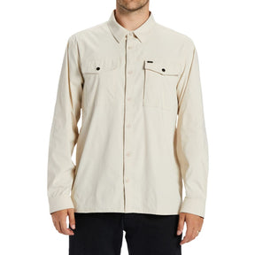 Billabong Surftrek Tech Long Sleeve Shirt in Chino - BoardCo