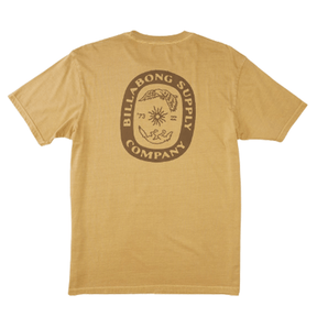 Billabong Synergy Wave Washed Tee in Mustard - BoardCo