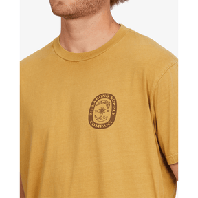 Billabong Synergy Wave Washed Tee in Mustard - BoardCo