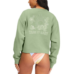 Billabong Take It Easy Sweatshirt in Agave - BoardCo