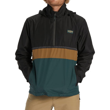 Billabong Windswell Anorak Windbreaker in Dark Forest - BoardCo
