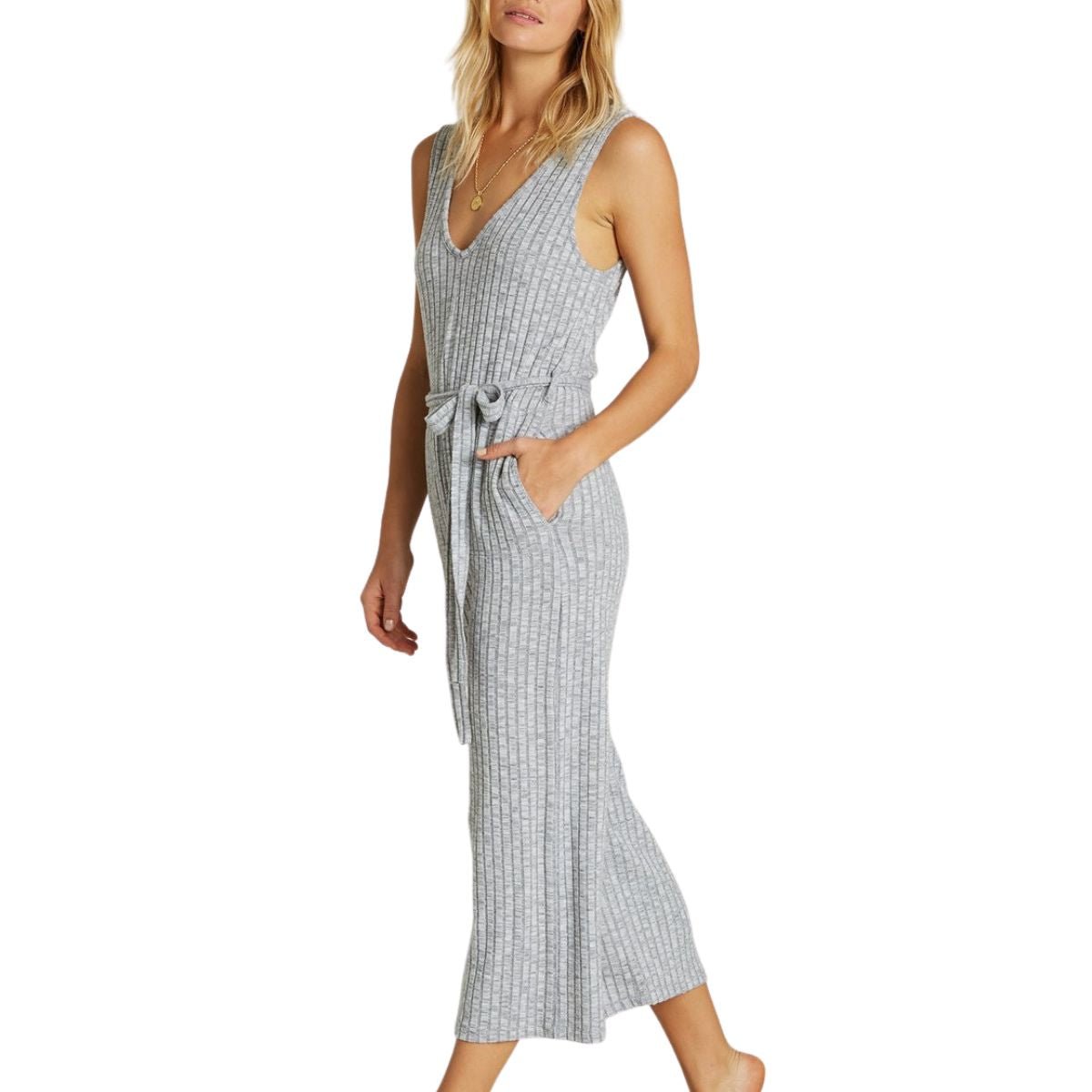 Billabong Wipe Out Jumpsuit in Ash Heather - BoardCo