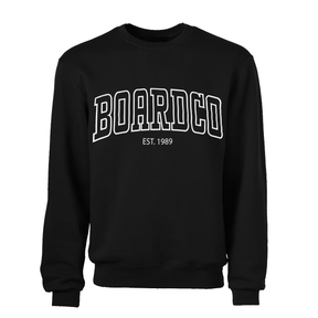 BoardCo Collegiate Crew in Black - BoardCo