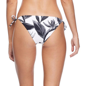 Body Glove Black White Tie Side Iris Bottoms in Black - BoardCo