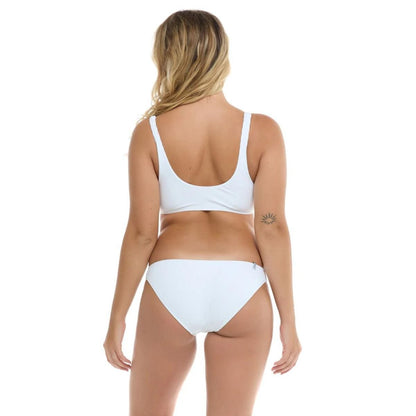 Body Glove Ibiza Flirty Surf Rider Bikini Bottoms in White - BoardCo