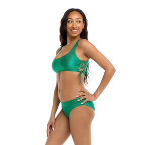 Body Glove Nifty Maxim Bikini Top in Emerald - BoardCo