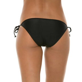 Body Glove Smoothies Tie Side Iris Bikini Bottom in Black - BoardCo