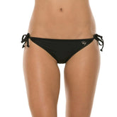 Body Glove Smoothies Tie Side Iris Bikini Bottom in Black - BoardCo
