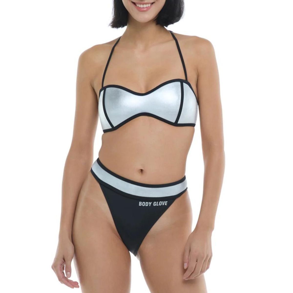 Body Glove The 91 Tainted Love Bikini Top in Silver - BoardCo