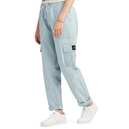 Body Glove Women's Cargo Chambray Pant in Bleach Wash - BoardCo