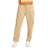 Body Glove Women's Cargo Jogger Pant in Tan - BoardCo