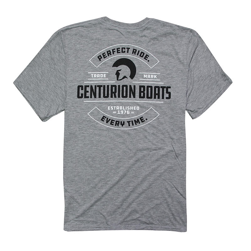Centurion Boats Every Time Tee in Heather Grey - BoardCo