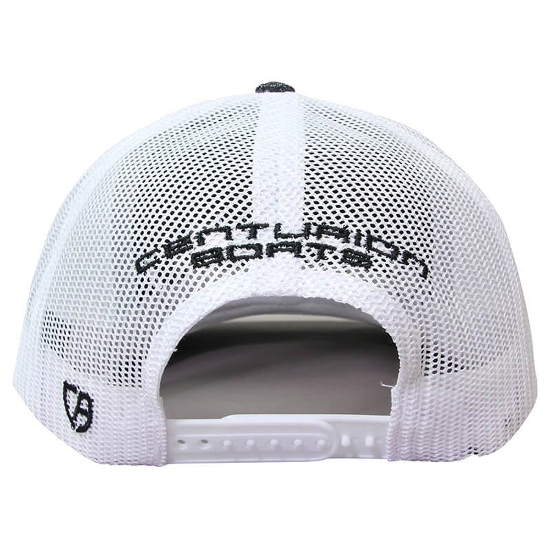 Centurion Boats Melange Trucker Cap in Black/White - BoardCo