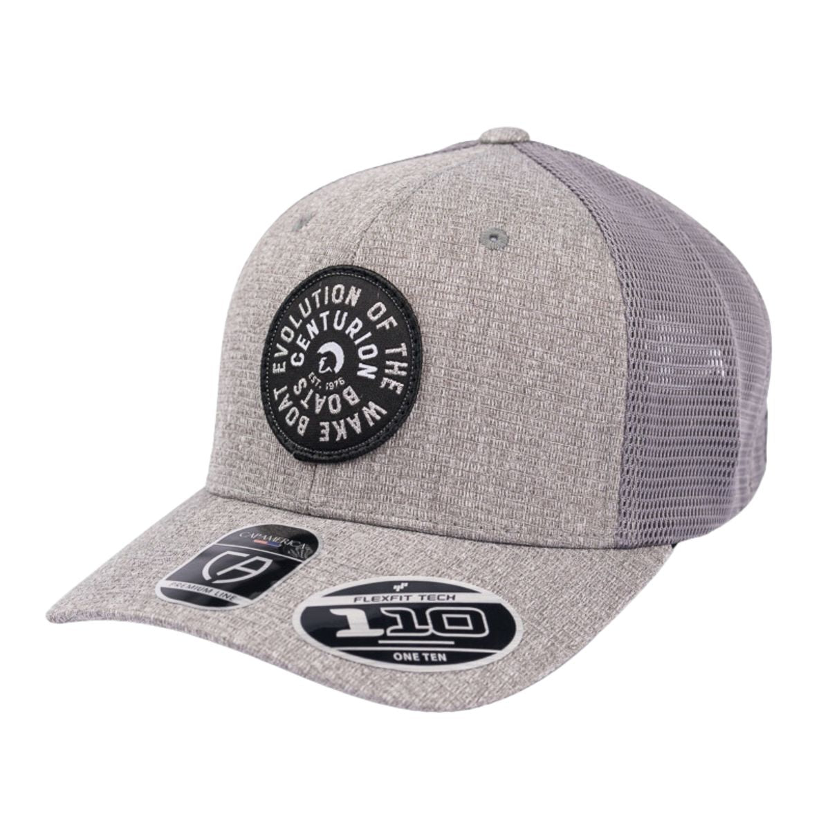 Centurion Boats Spiral Ribbed Trucker Cap in Heather Grey - BoardCo