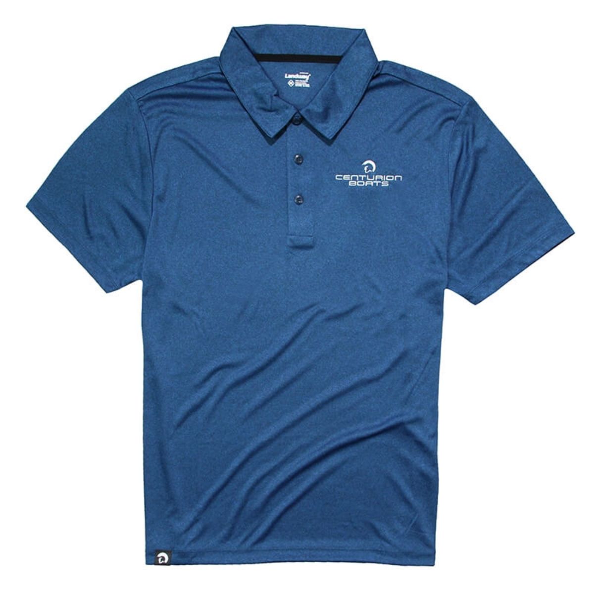 Centurion Boats Vertex Melange Polo in Heather Blue - BoardCo