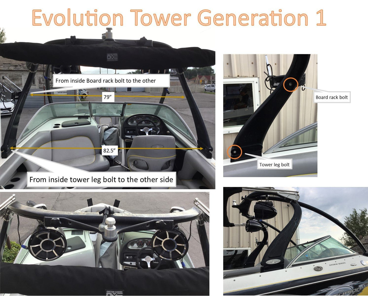 Centurion Evolution (1st generation) Folding Canopy Top - BoardCo