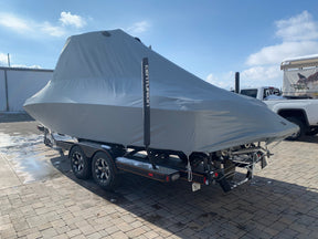 Centurion FX44 Aegis NO BIMINI Double Up Storage Cover - BoardCo