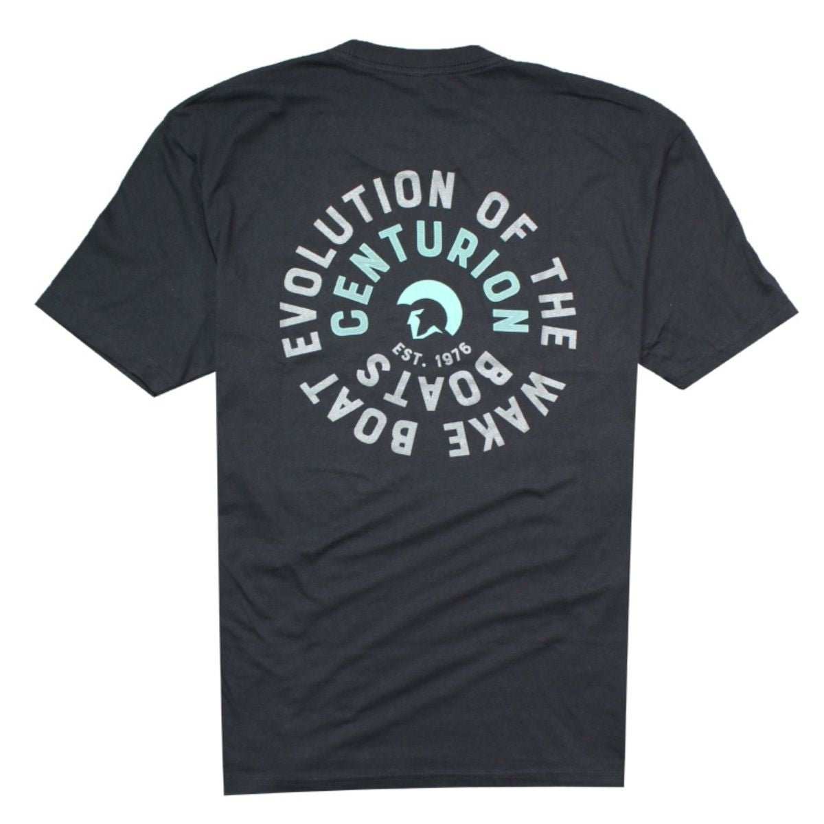 Centurion Men's Spiral Tee in Graphite Black - BoardCo