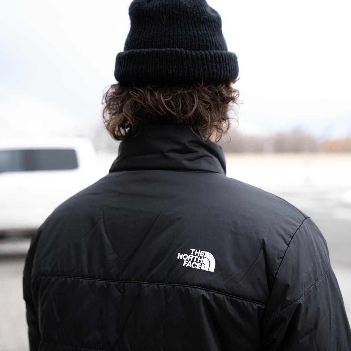 美品 THE NORTH FACE Compact Jacket M Black The North Face Men's Freedom Zip-Front Insulated Hooded Jacket