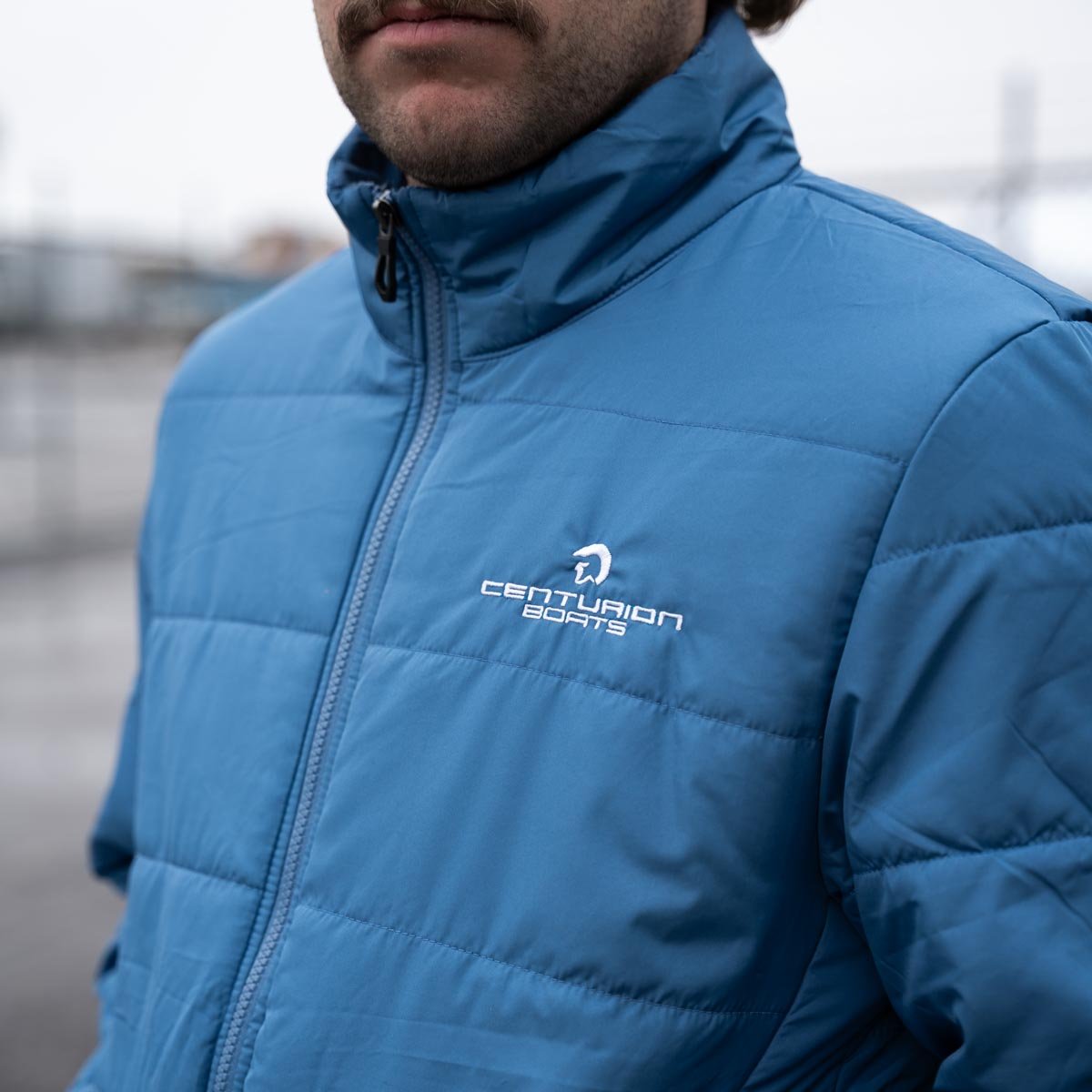Centurion Puffer Jacket in Dusk Blue - BoardCo