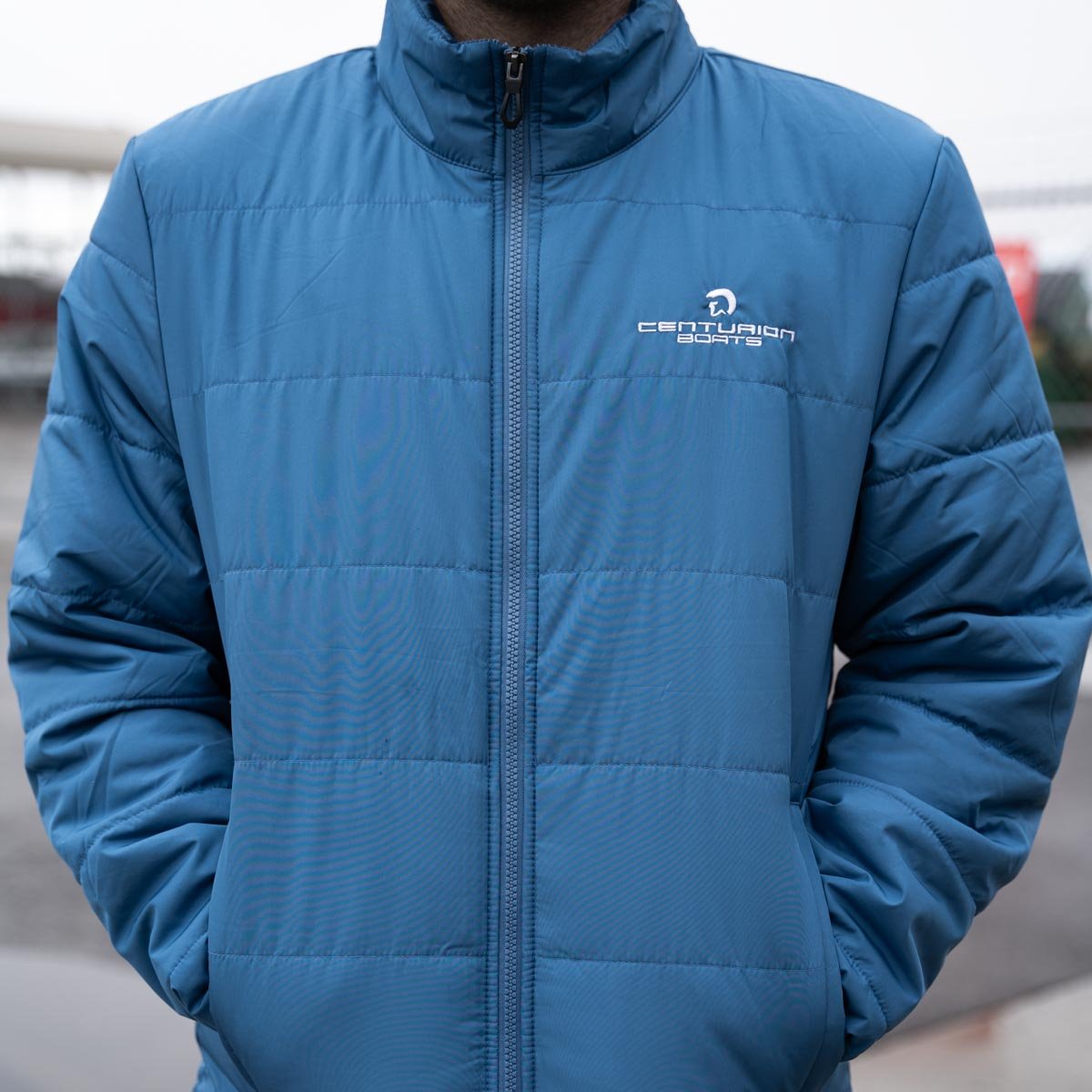 Centurion Puffer Jacket in Dusk Blue - BoardCo