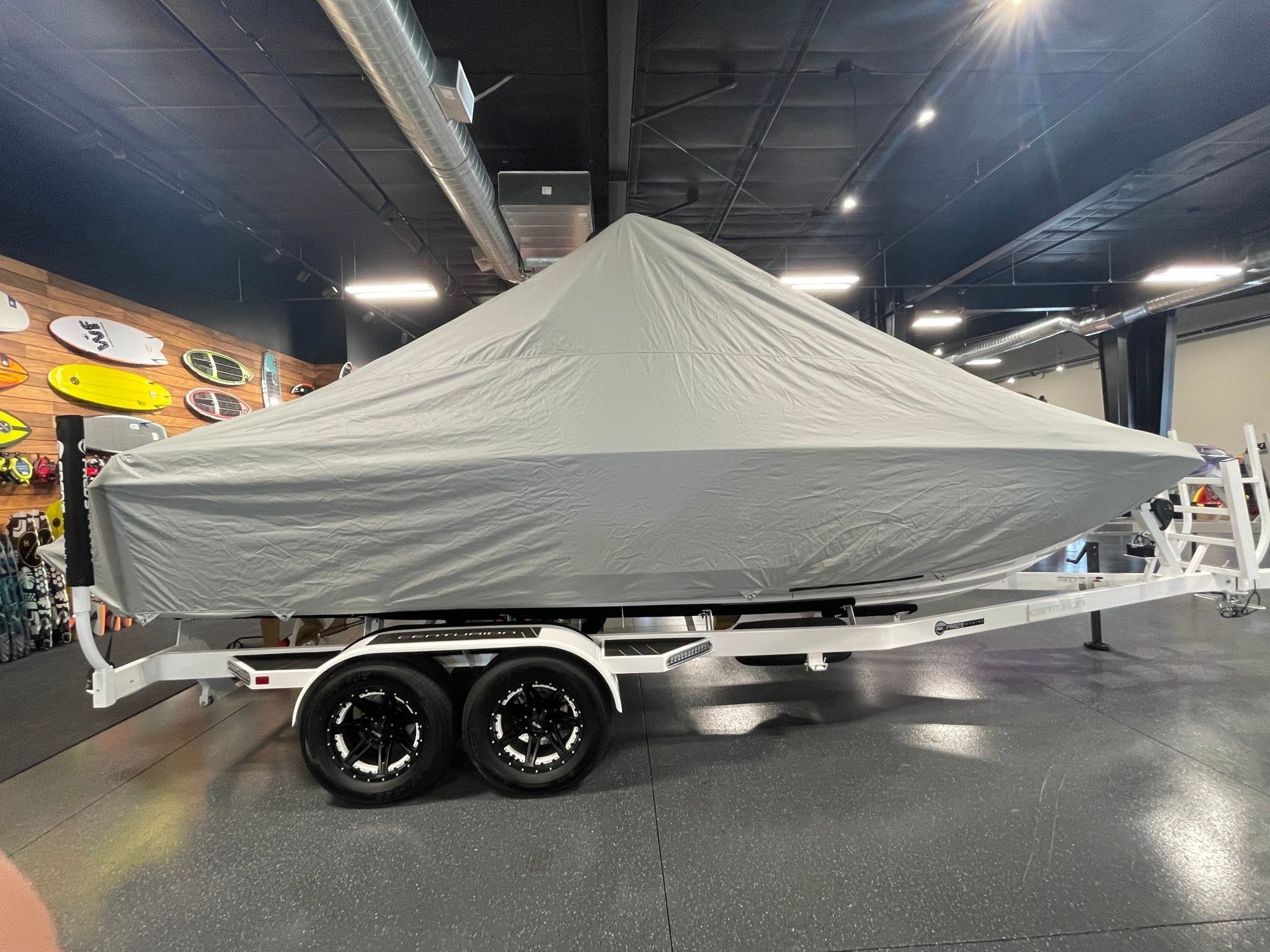 Centurion Ri245 with Dropzone Tower and Roswell bimini Double Up Stora ...