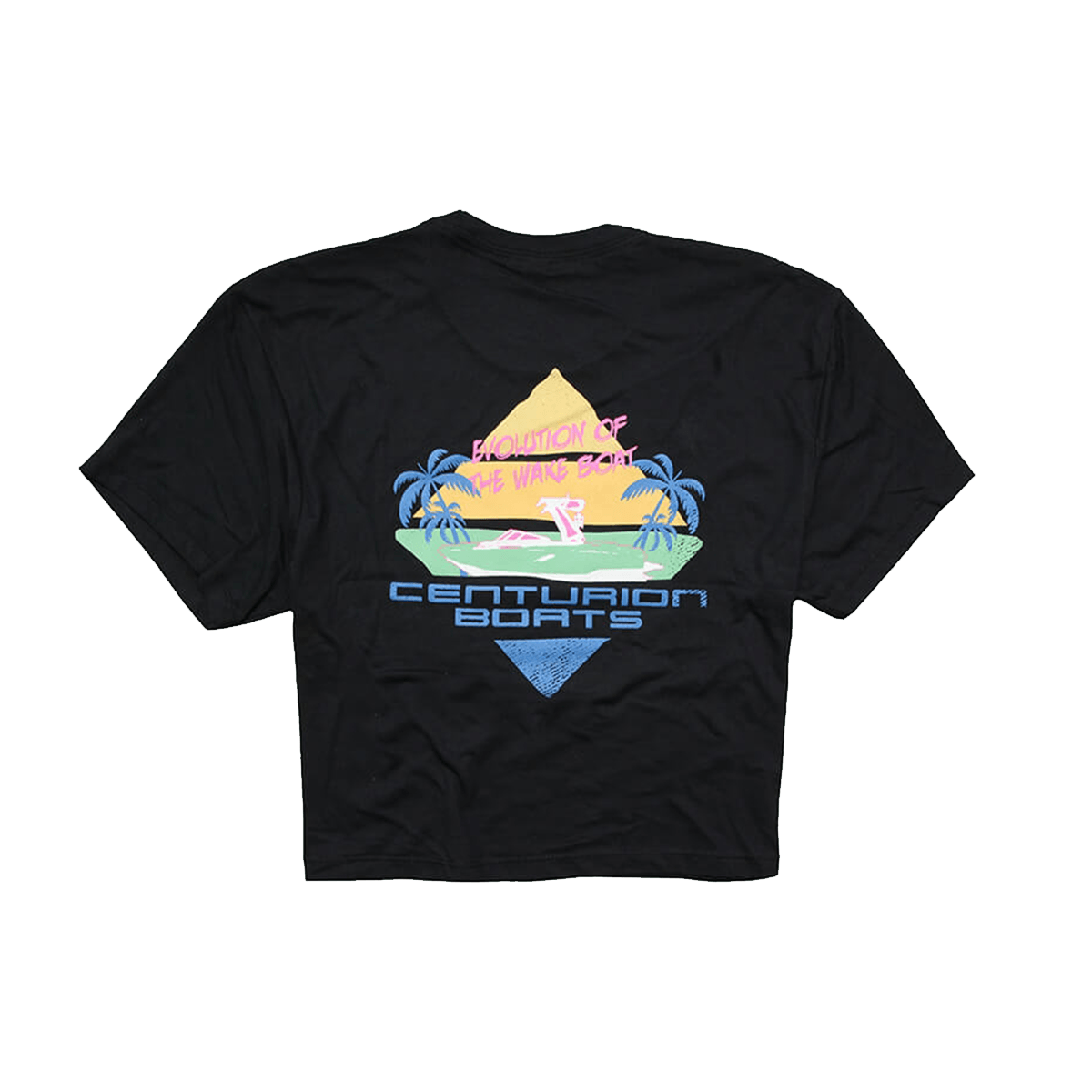 Centurion Women's Evolution Crop Tee in Black - BoardCo