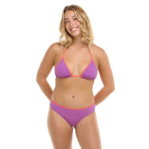 Eidon Stay Wild Luna Bikini Bottoms in Violet - BoardCo