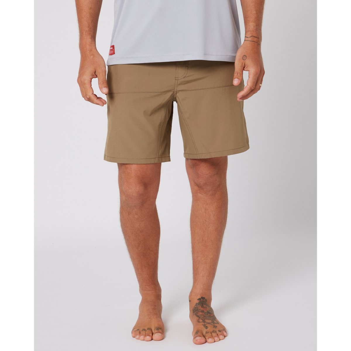 Follow All Day Shorts in Deep Taupe - BoardCo