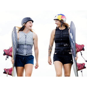 Follow Athena Ladies Comp Wake Vest in Grey - BoardCo